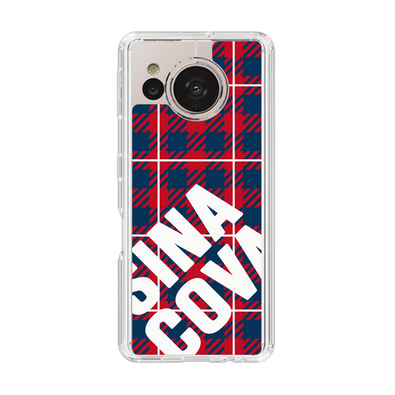 Slim Protection Case［ SINA COVA - Check - Red ］