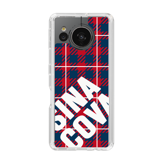 Slim Protection Case［ SINA COVA - Check - Red ］