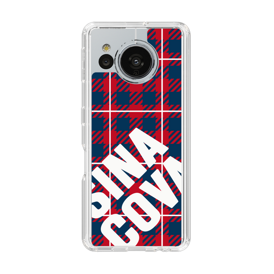 Slim Protection Case［ SINA COVA - Check - Red ］