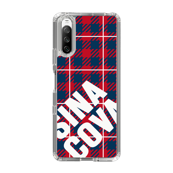 Slim Protection Case［ SINA COVA - Check - Red ］