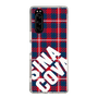 Slim Protection Case［ SINA COVA - Check - Red ］