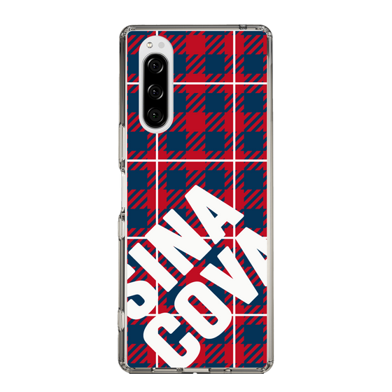 Slim Protection Case［ SINA COVA - Check - Red ］