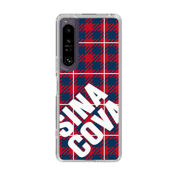 Slim Protection Case［ SINA COVA - Check - Red ］