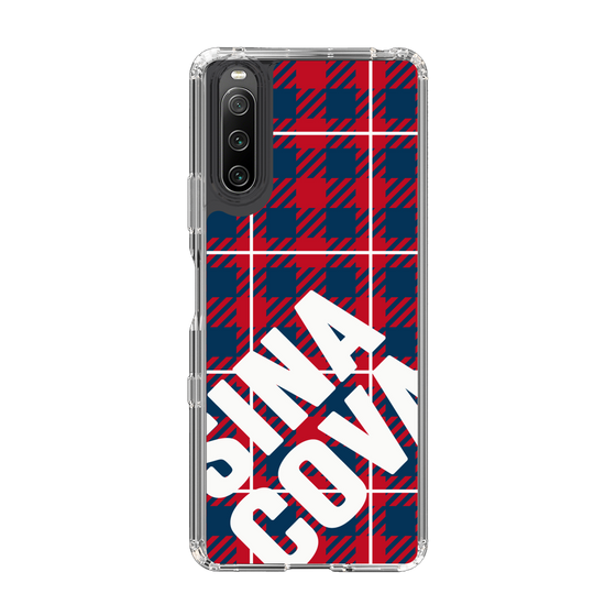 Slim Protection Case［ SINA COVA - Check - Red ］