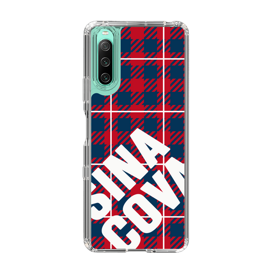 Slim Protection Case［ SINA COVA - Check - Red ］
