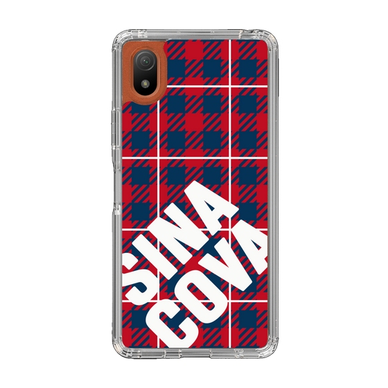 Slim Protection Case［ SINA COVA - Check - Red ］