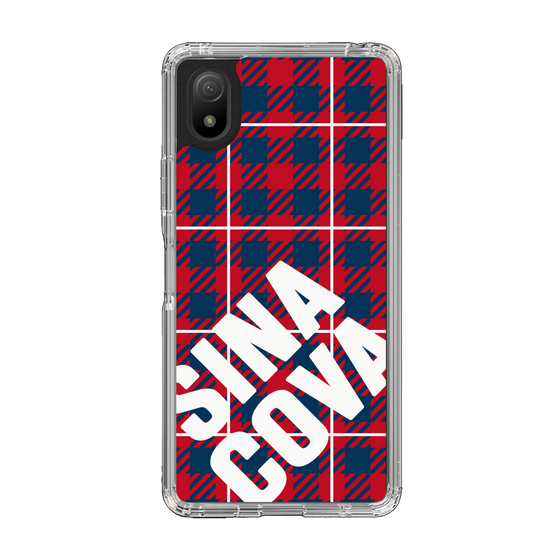 Slim Protection Case［ SINA COVA - Check - Red ］