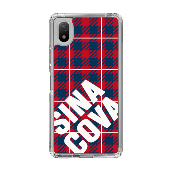 Slim Protection Case［ SINA COVA - Check - Red ］