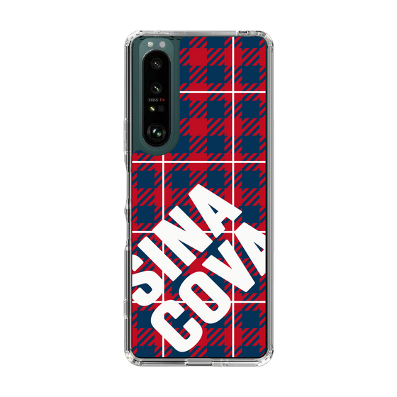 Slim Protection Case［ SINA COVA - Check - Red ］