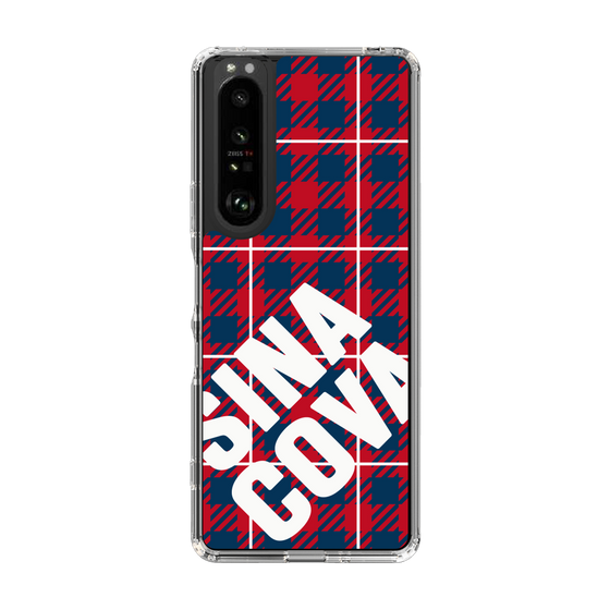 Slim Protection Case［ SINA COVA - Check - Red ］