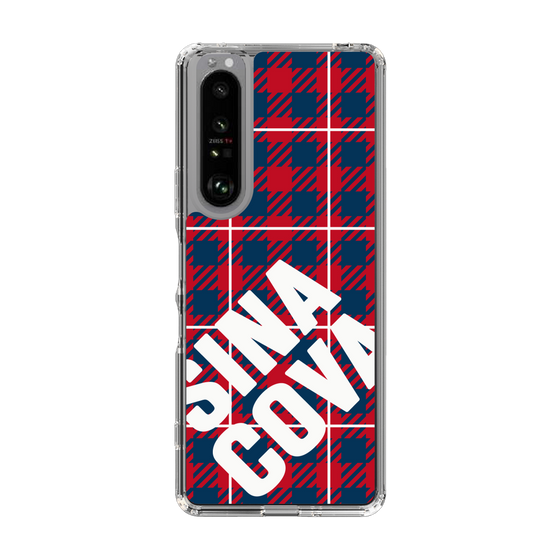 Slim Protection Case［ SINA COVA - Check - Red ］
