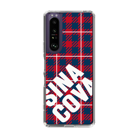 Slim Protection Case［ SINA COVA - Check - Red ］