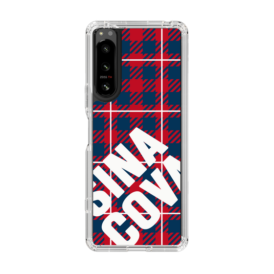Slim Protection Case［ SINA COVA - Check - Red ］