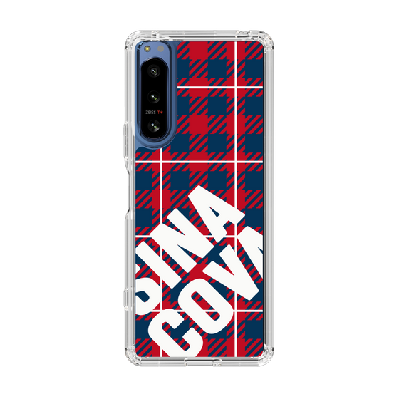 Slim Protection Case［ SINA COVA - Check - Red ］