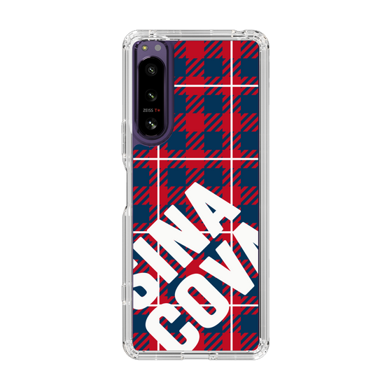 Slim Protection Case［ SINA COVA - Check - Red ］