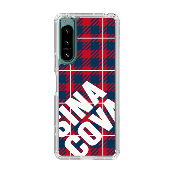 Slim Protection Case［ SINA COVA - Check - Red ］