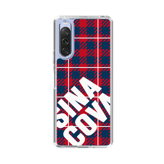 Slim Protection Case［ SINA COVA - Check - Red ］