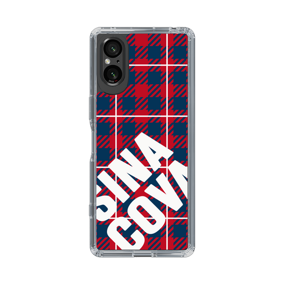 Slim Protection Case［ SINA COVA - Check - Red ］