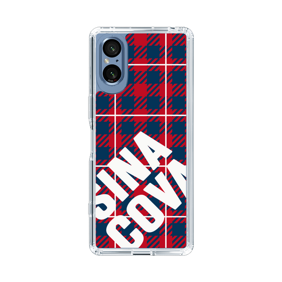 Slim Protection Case［ SINA COVA - Check - Red ］