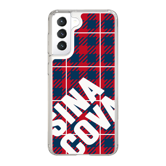 Slim Protection Case［ SINA COVA - Check - Red ］