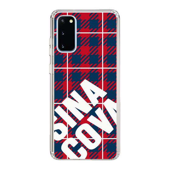Slim Protection Case［ SINA COVA - Check - Red ］