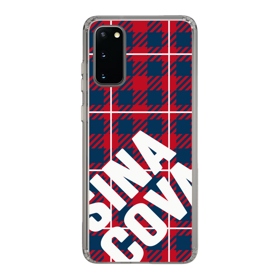 Slim Protection Case［ SINA COVA - Check - Red ］