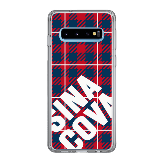Slim Protection Case［ SINA COVA - Check - Red ］