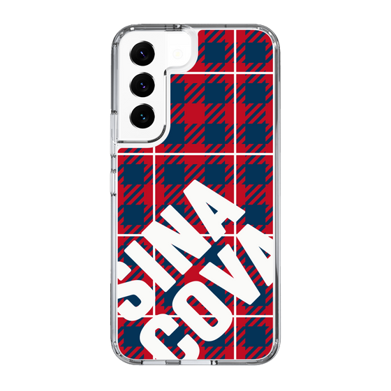 Slim Protection Case［ SINA COVA - Check - Red ］
