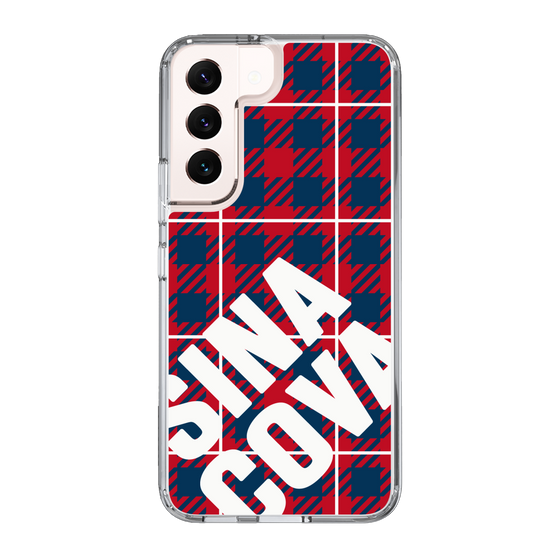 Slim Protection Case［ SINA COVA - Check - Red ］