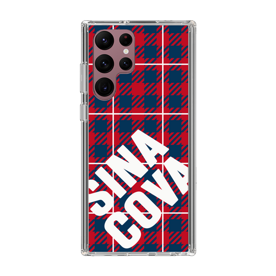 Slim Protection Case［ SINA COVA - Check - Red ］