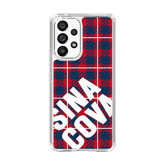 Slim Protection Case［ SINA COVA - Check - Red ］