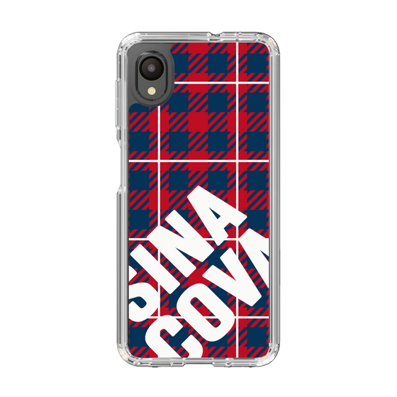 Slim Protection Case［ SINA COVA - Check - Red ］