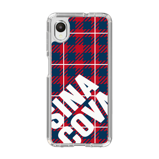 Slim Protection Case［ SINA COVA - Check - Red ］