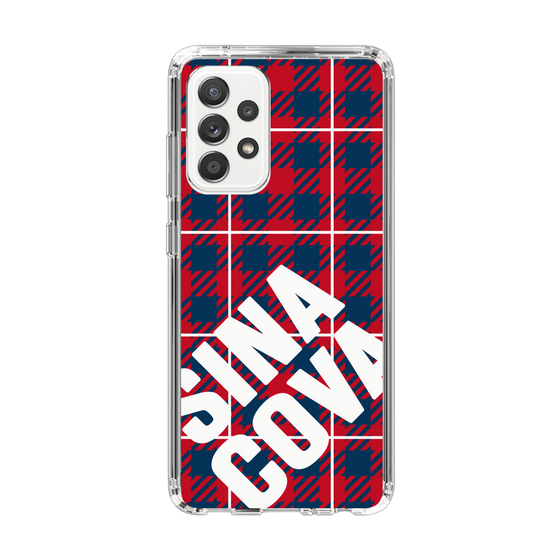 Slim Protection Case［ SINA COVA - Check - Red ］