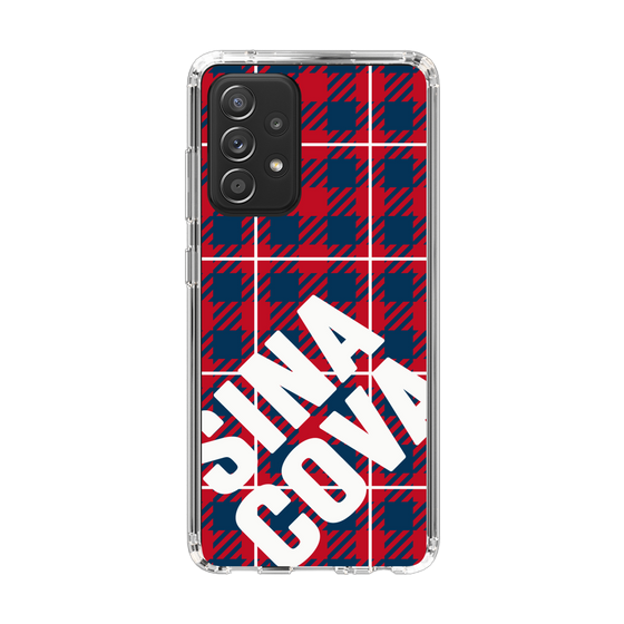 Slim Protection Case［ SINA COVA - Check - Red ］