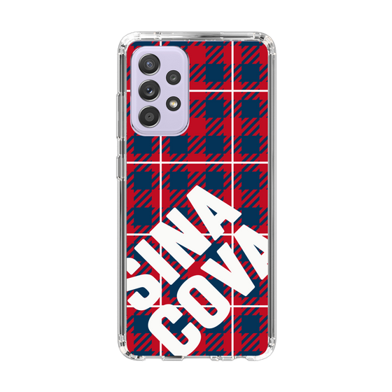 Slim Protection Case［ SINA COVA - Check - Red ］