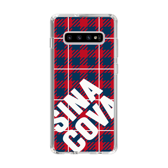 Slim Protection Case［ SINA COVA - Check - Red ］