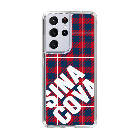 Slim Protection Case［ SINA COVA - Check - Red ］
