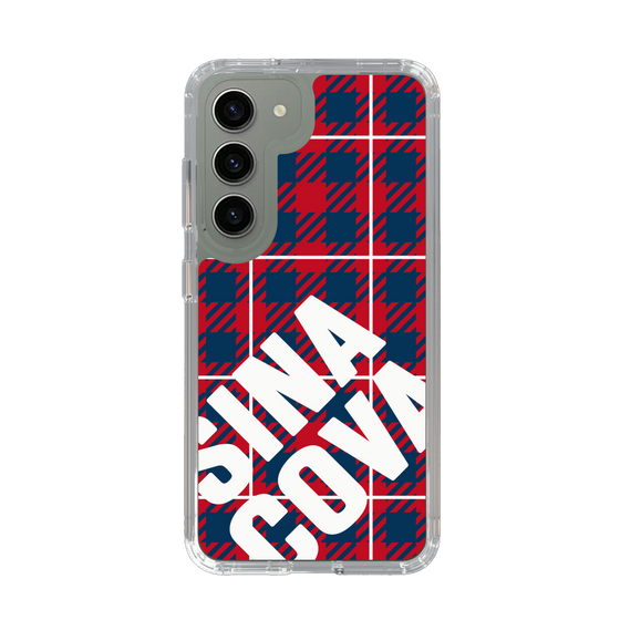 Slim Protection Case［ SINA COVA - Check - Red ］