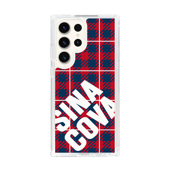 Slim Protection Case［ SINA COVA - Check - Red ］