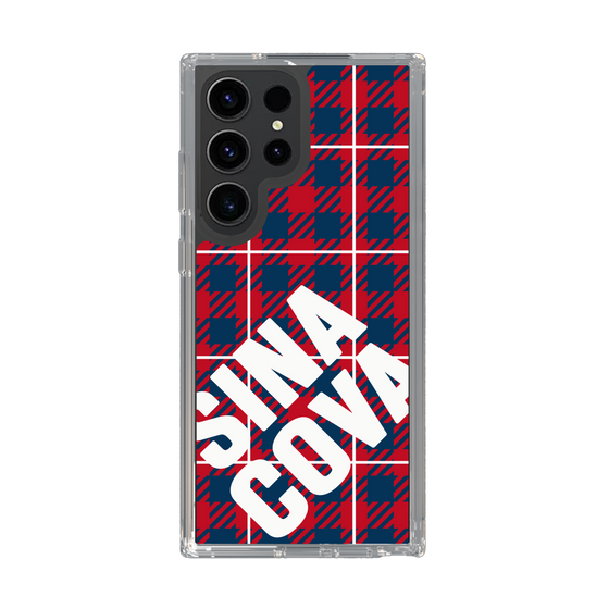 Slim Protection Case［ SINA COVA - Check - Red ］
