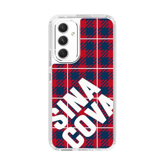 Slim Protection Case［ SINA COVA - Check - Red ］