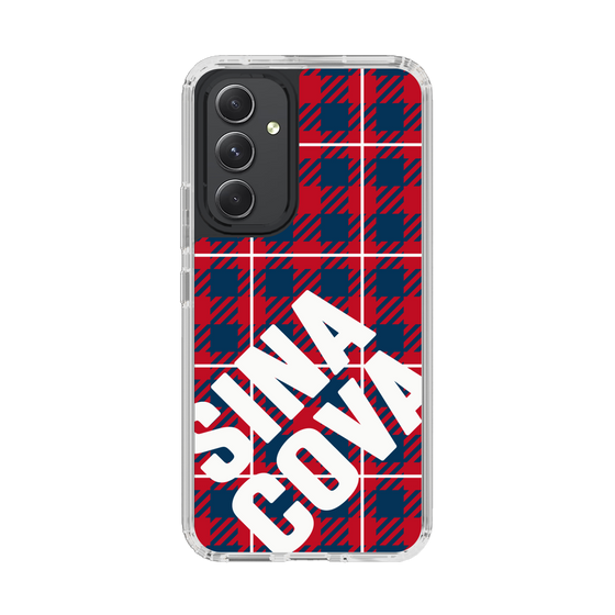Slim Protection Case［ SINA COVA - Check - Red ］
