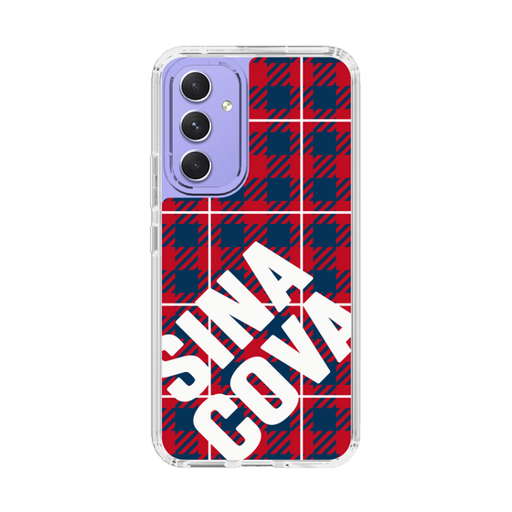 Slim Protection Case［ SINA COVA - Check - Red ］