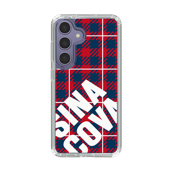 Slim Protection Case［ SINA COVA - Check - Red ］