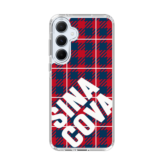 Slim Protection Case［ SINA COVA - Check - Red ］