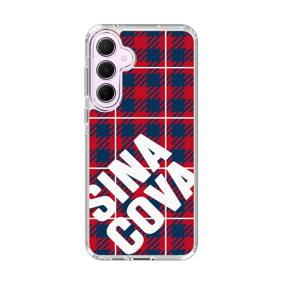 Slim Protection Case［ SINA COVA - Check - Red ］