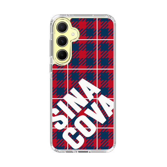 Slim Protection Case［ SINA COVA - Check - Red ］