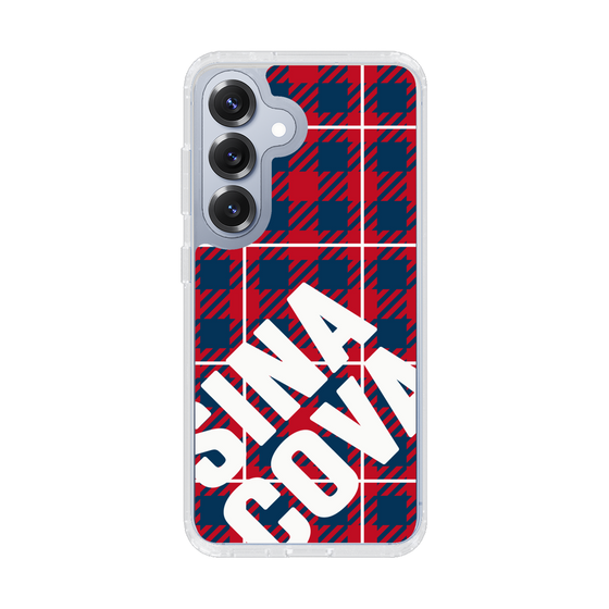 Slim Protection Case［ SINA COVA - Check - Red ］
