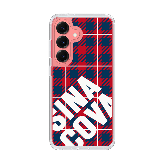 Slim Protection Case［ SINA COVA - Check - Red ］
